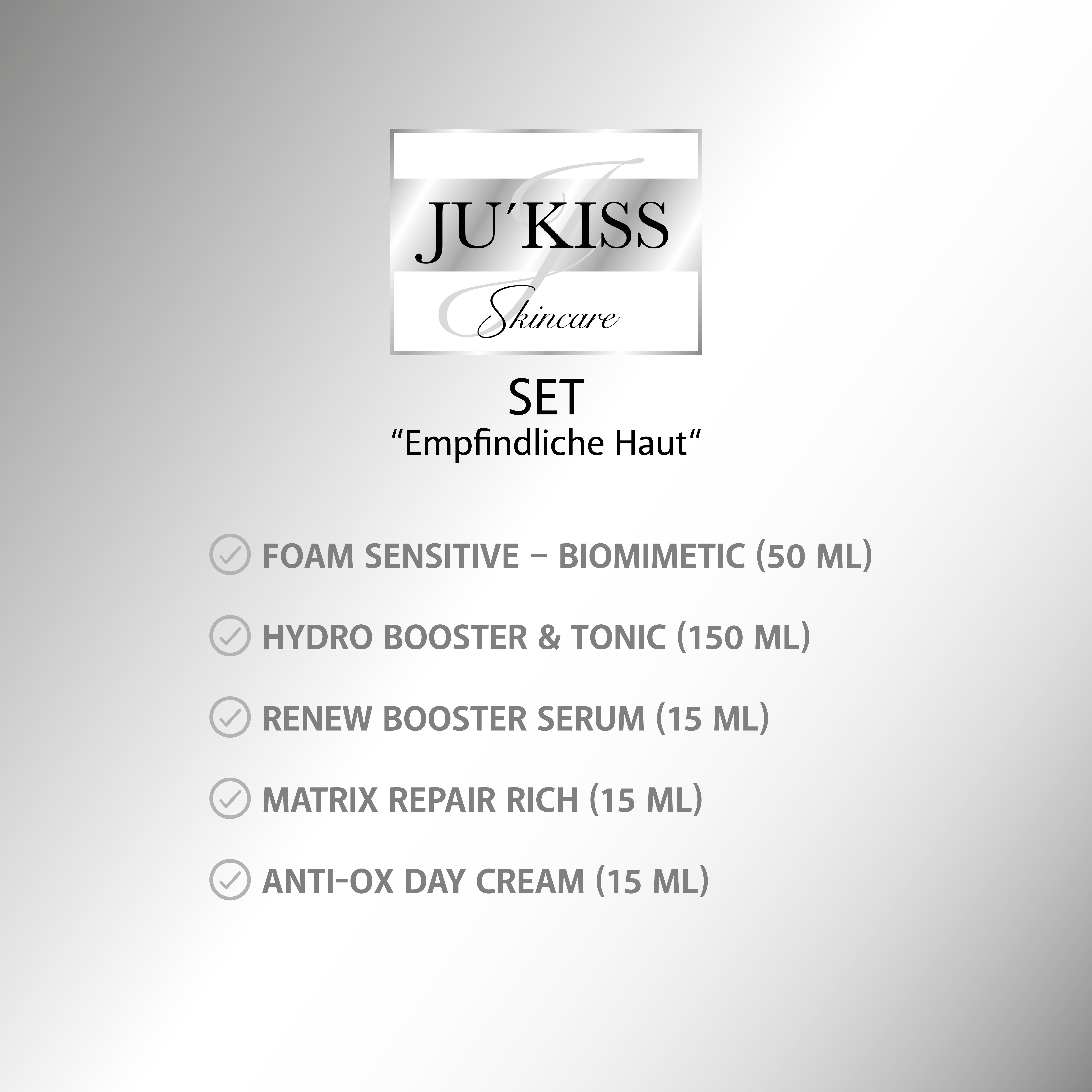 JU'KISS SET "Empfindliche Haut"